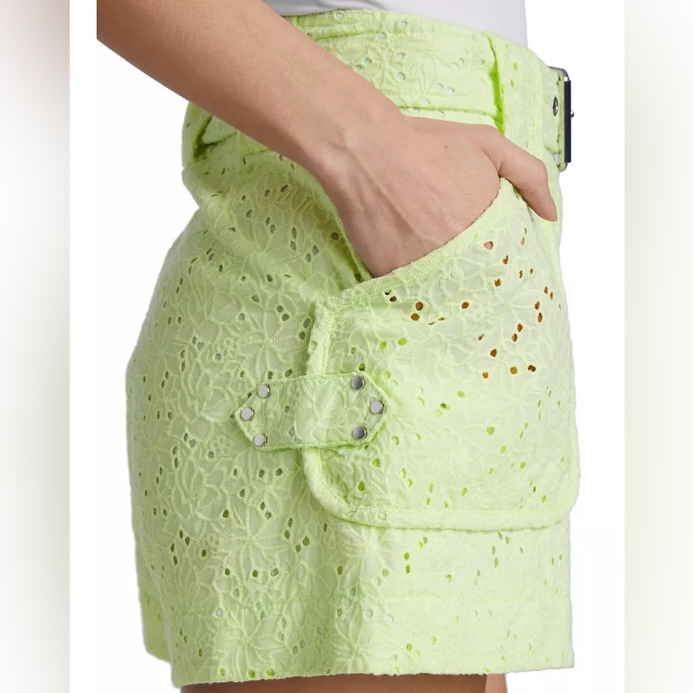 Derek Lam 10 Crosby Monterey Matcha Green Shorts - Picture 6 of 15